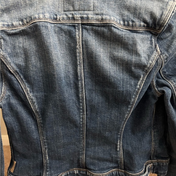 Paige Distressed Blue Jean Denim Jacket Size Small - Picture 4 of 8
